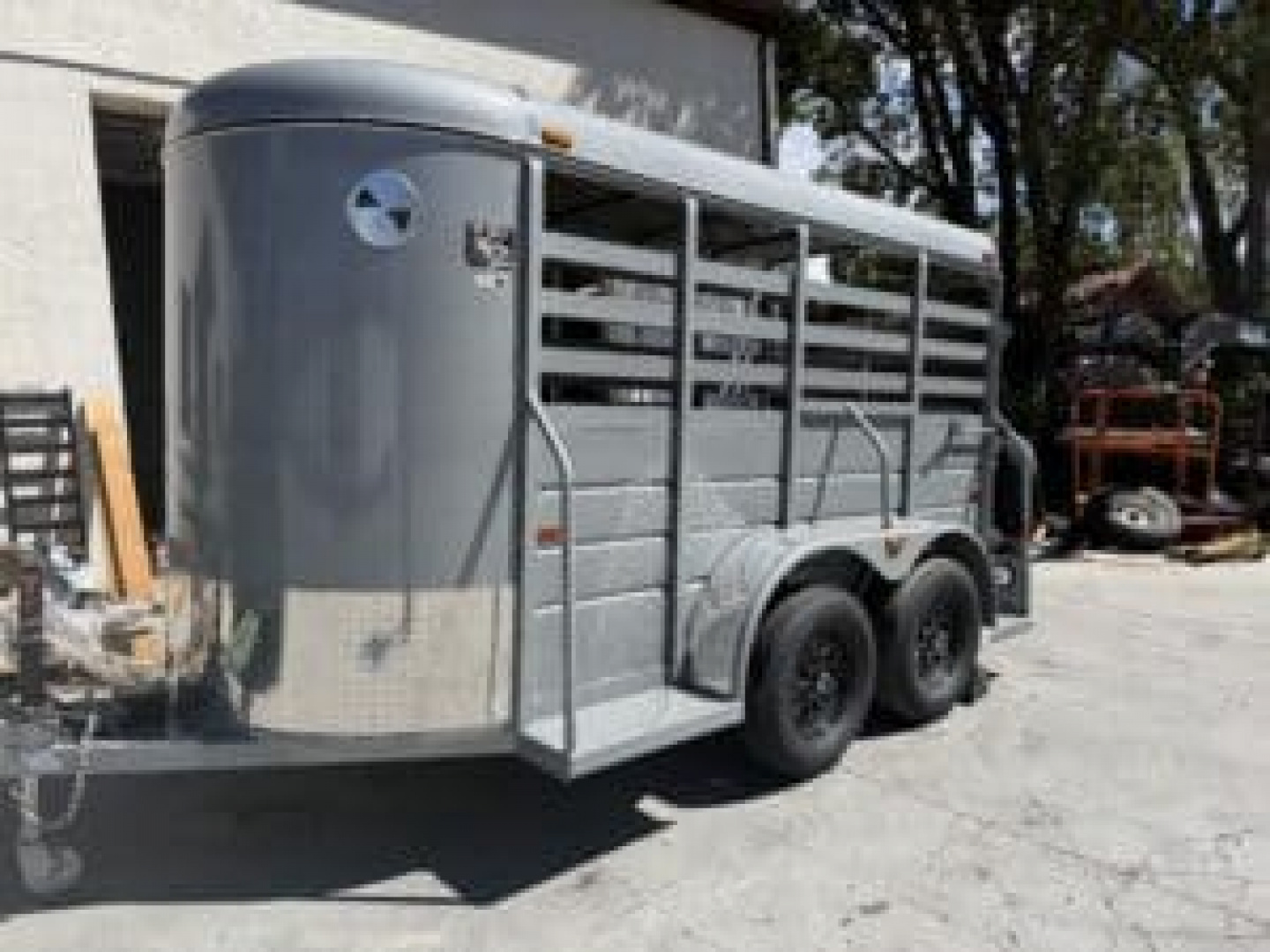 New 5X12 Livestock All Around 6'2" Tall