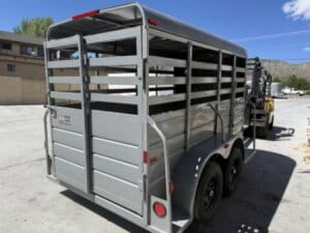 New 5X12 Livestock All Around 6'2" Tall