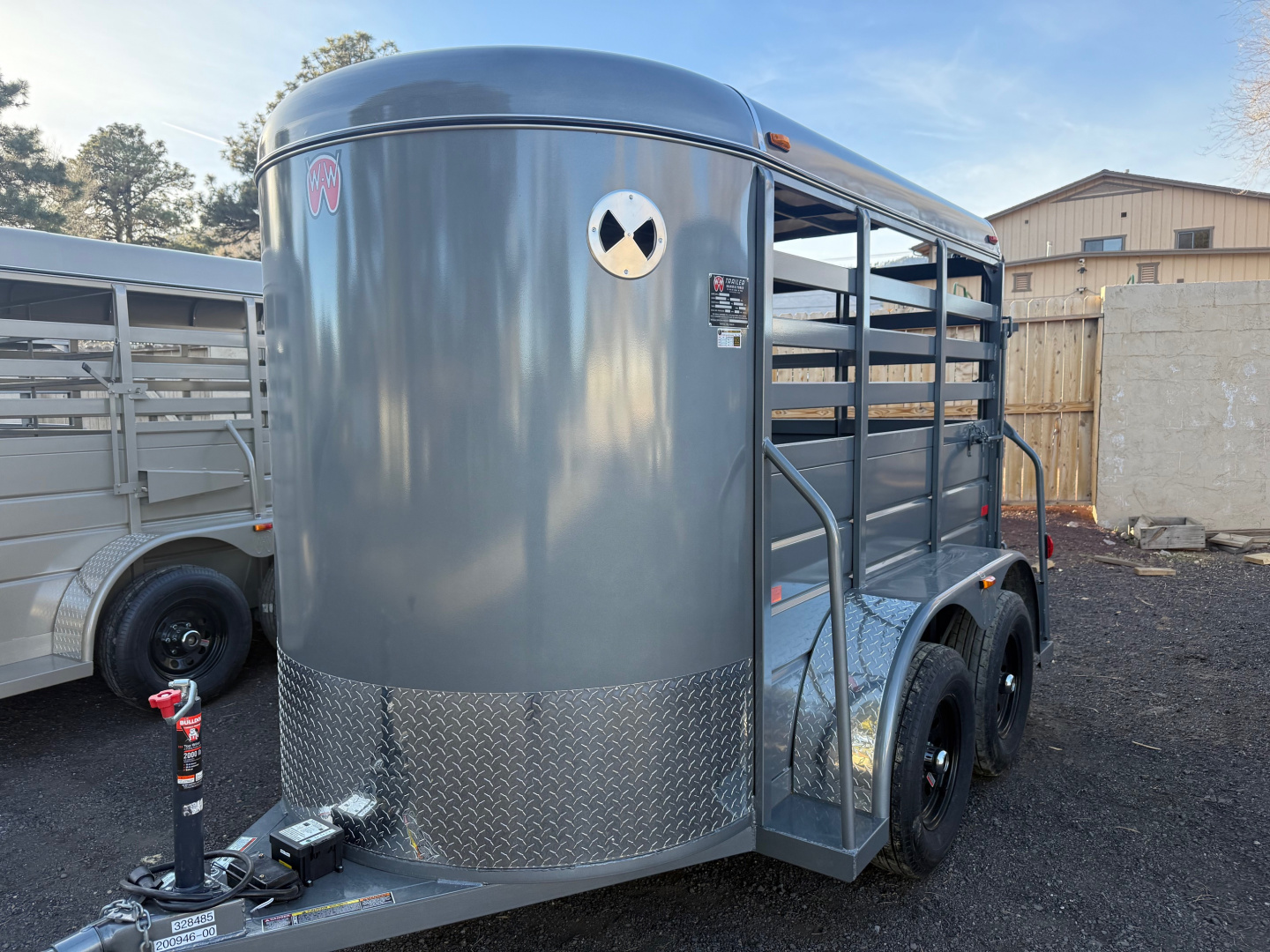 New 5X10 Livestock All Around 6'2" Tall