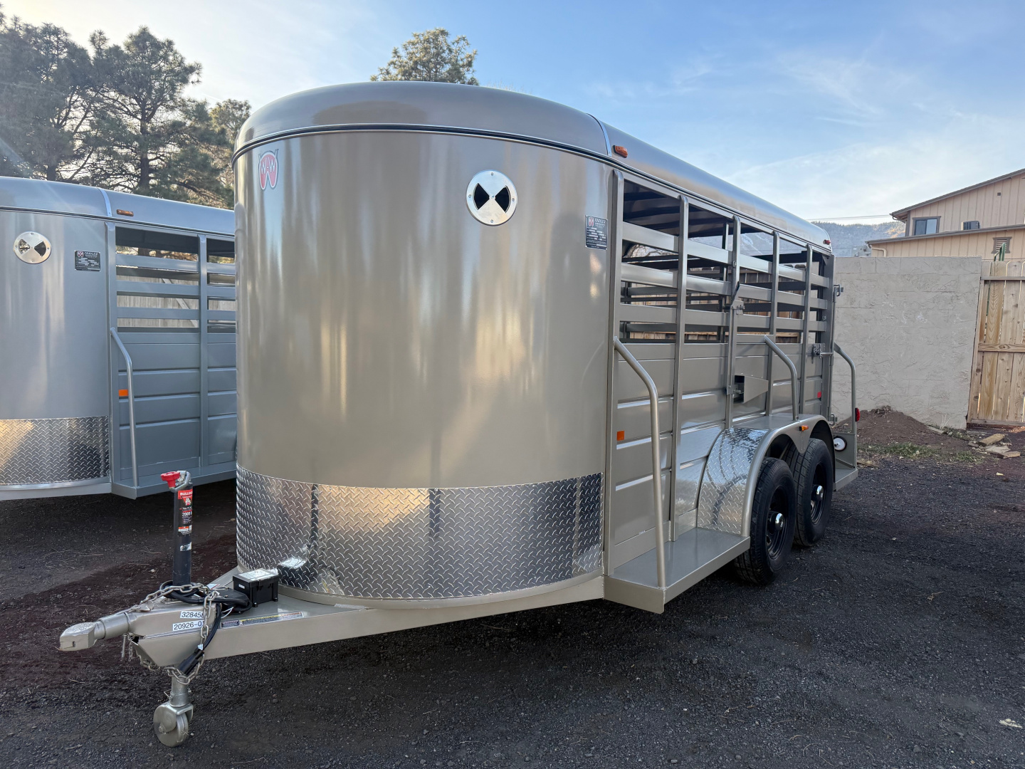 New 2026 W-W Trailer 6X14 All around Stock / Stock Combo Trailer