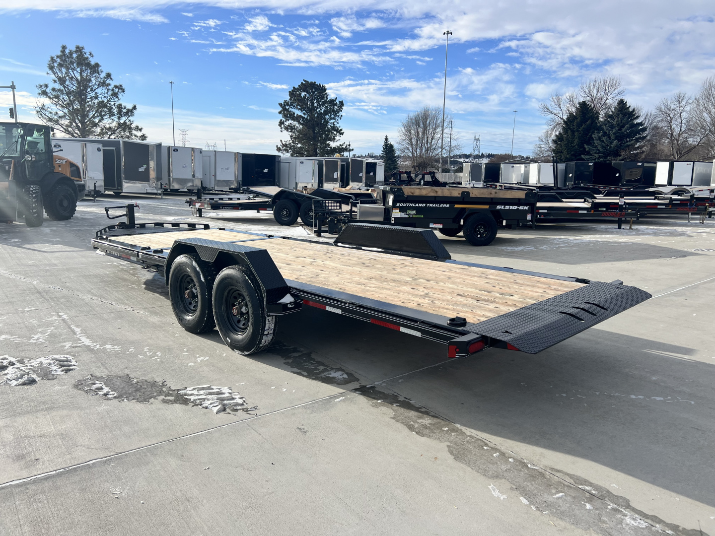 New 2026 Double A 22 ft=16 ft Tilt + 6 ft flat Gravity Tilt HEAVY DUTY 16K Trailer