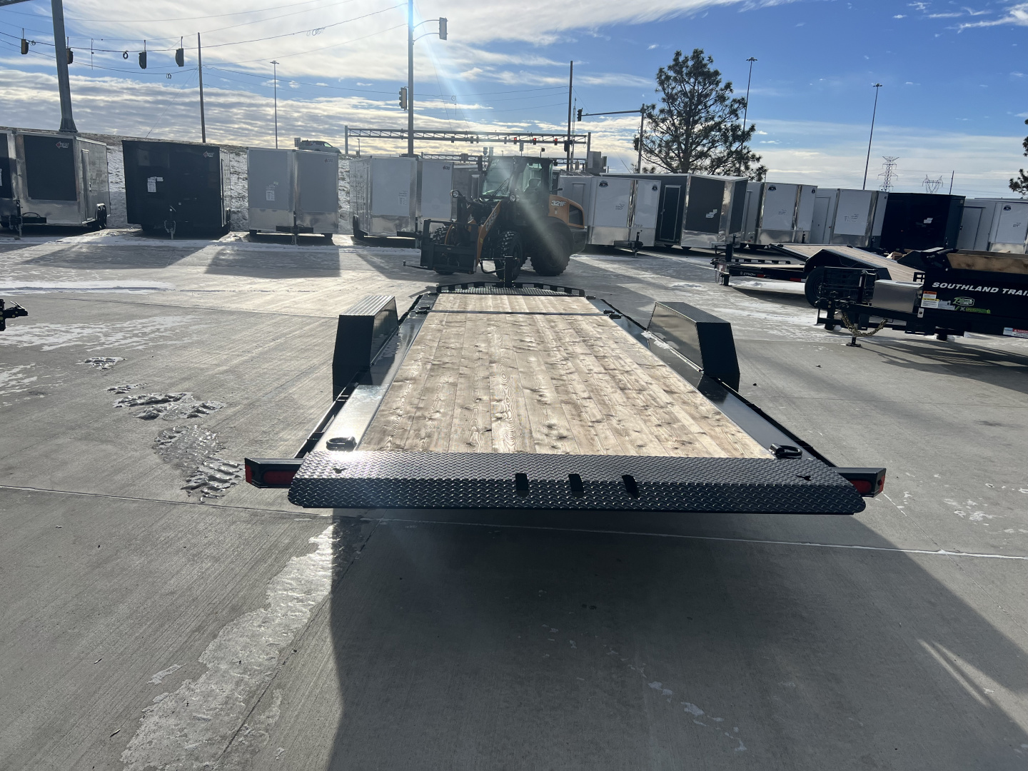 New 2026 Double A 22 ft=16 ft Tilt + 6 ft flat Gravity Tilt HEAVY DUTY 16K Trailer