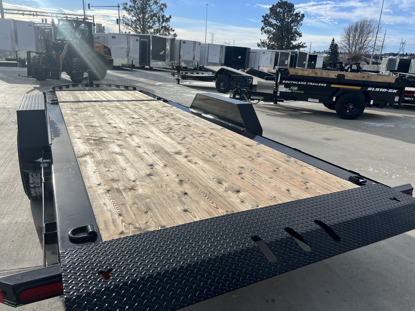 New 2026 Double A 22 ft=16 ft Tilt + 6 ft flat Gravity Tilt HEAVY DUTY 16K Trailer