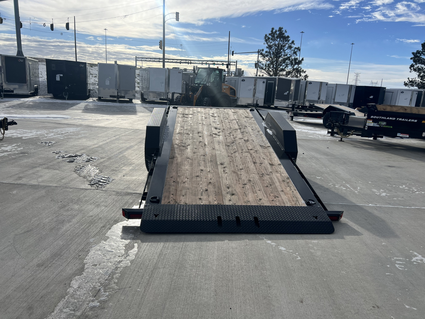 New 2026 Double A 22 ft=16 ft Tilt + 6 ft flat Gravity Tilt HEAVY DUTY 16K Trailer