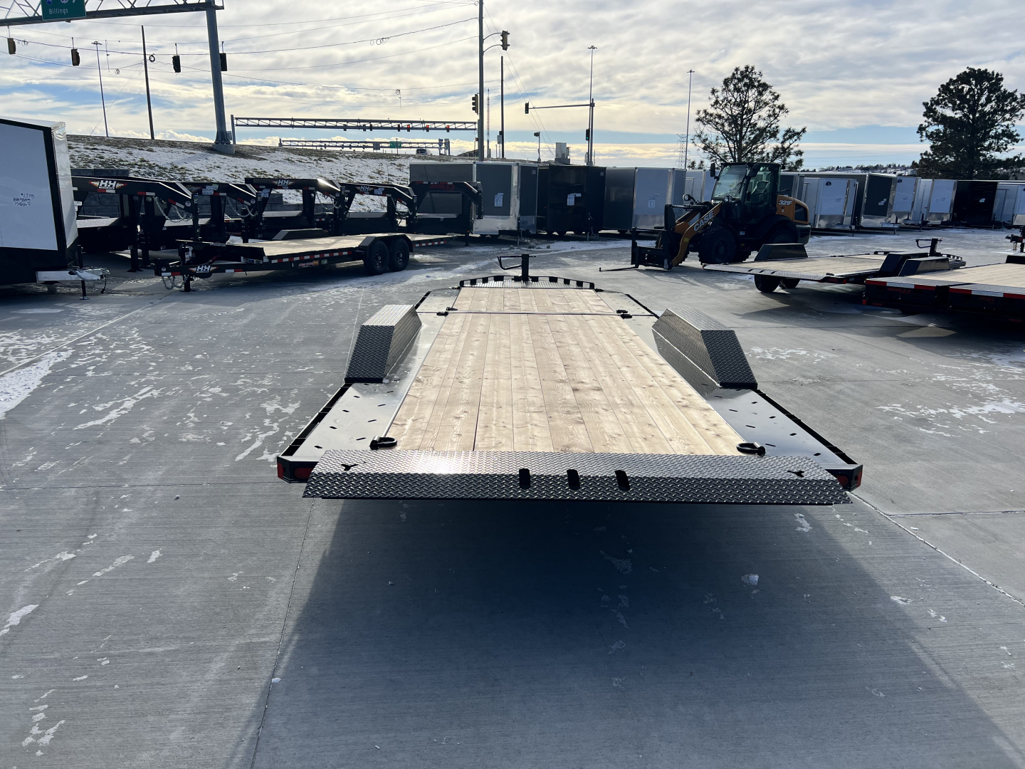 New 2026 Double A 24 ft=16 ft Tilt + 8 ft flat Gravity Tilt HEAVY DUTY 16K Trailer Drive OVER Fenders, EXTRA Wide