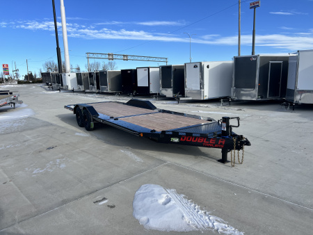 New 2026 Double A 24 ft=16 ft Tilt + 8 ft flat Gravity Tilt HEAVY DUTY 16K Trailer Drive OVER Fenders, EXTRA Wide