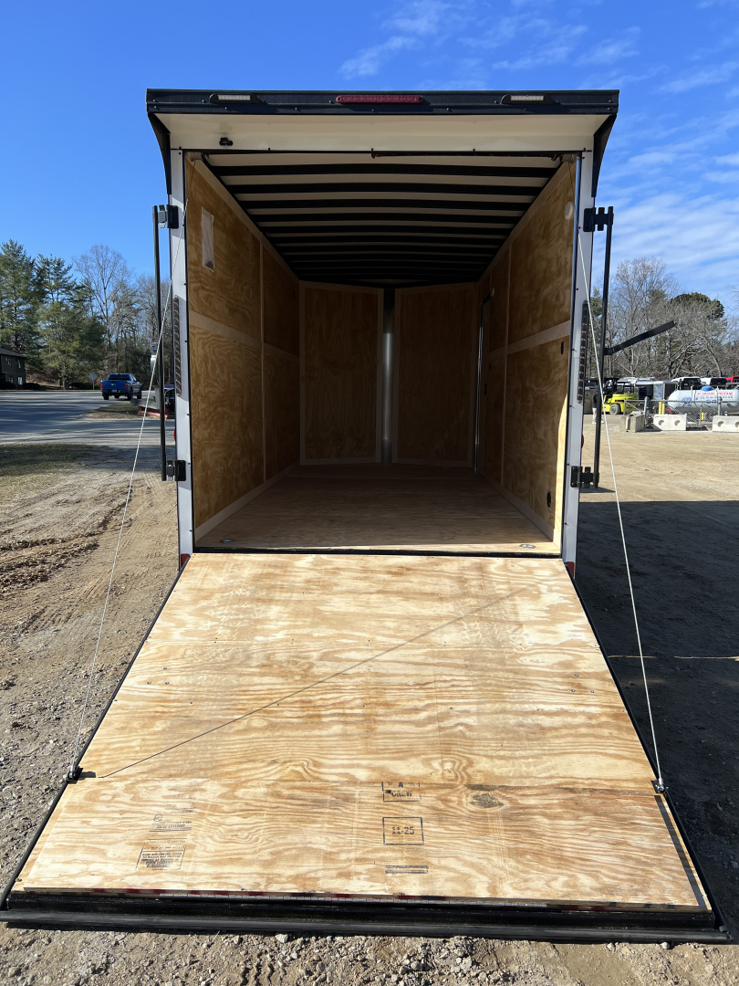 New 2026 Homesteader Trailer 716IT Cargo / Enclosed Trailer / 7' WIDE X 16' LONG / OHV PKG / OVERLAND PKG / .080 POLYCORE WHITE WITH BLACKOUT PKG