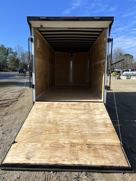 New 2026 Homesteader Trailer 716IT Cargo / Enclosed Trailer / 7' WIDE X 16' LONG / OHV PKG / OVERLAND PKG / .080 POLYCORE WHITE WITH BLACKOUT PKG