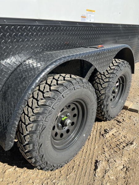 New 2026 Homesteader Trailer 716IT Cargo / Enclosed Trailer / 7' WIDE X 16' LONG / OHV PKG / OVERLAND PKG / .080 POLYCORE WHITE WITH BLACKOUT PKG