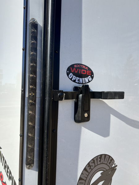 New 2026 Homesteader Trailer 716IT Cargo / Enclosed Trailer / 7' WIDE X 16' LONG / OHV PKG / OVERLAND PKG / .080 POLYCORE WHITE WITH BLACKOUT PKG