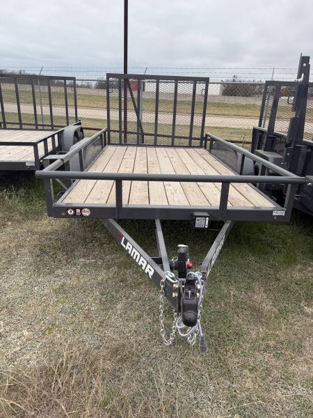 New 2026 Lamar Trailers 77X12 7K Utility Trailer