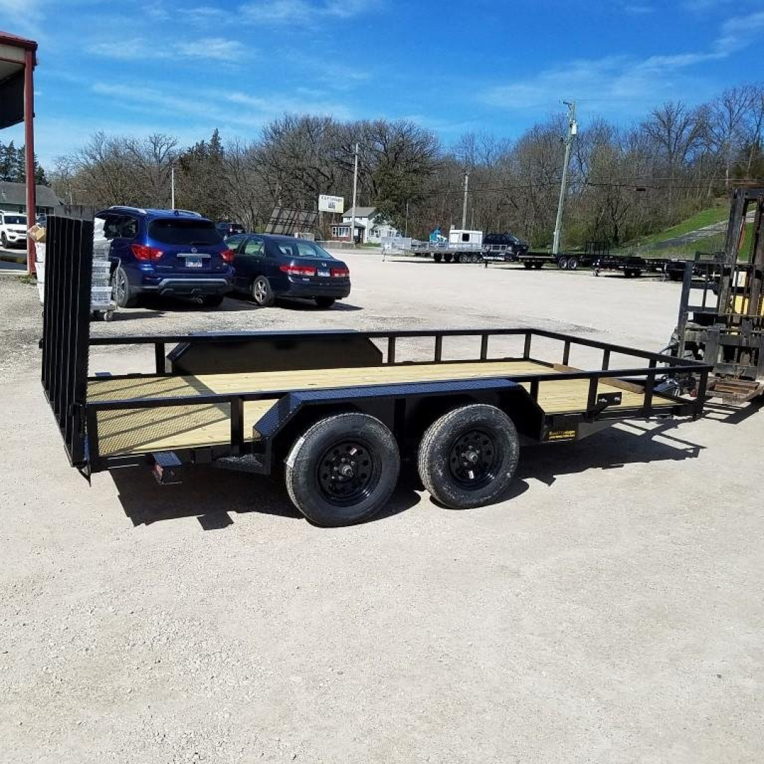 New 2026 MEB 77x12 Utility Trailer w/Gate 7K