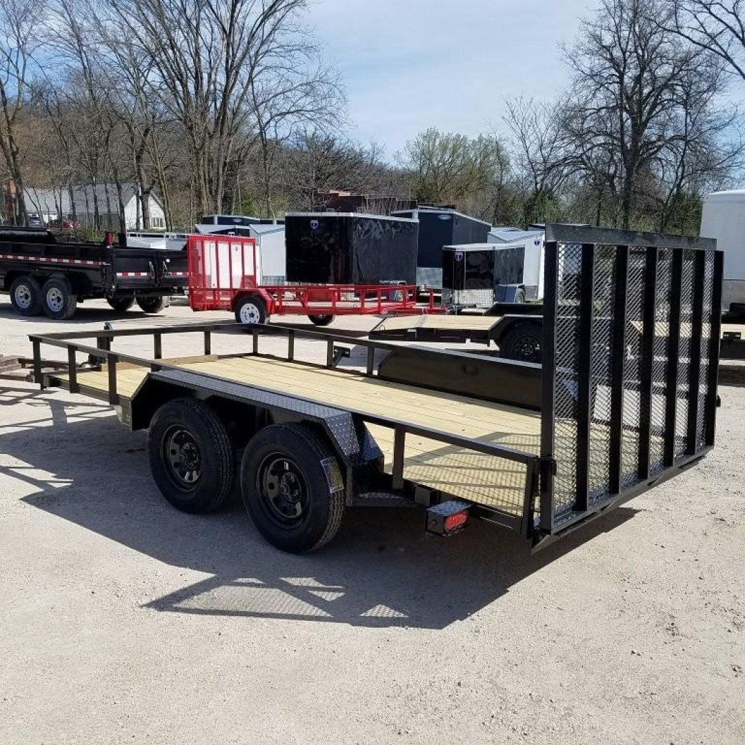 New 2026 MEB 77x12 Utility Trailer w/Gate 7K