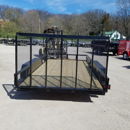 New 2026 MEB 77x12 Utility Trailer w/Gate 7K