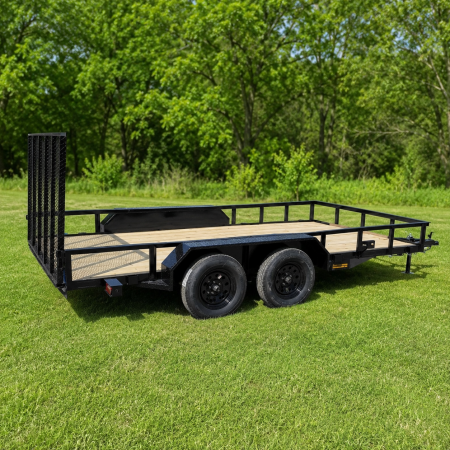 New 2026 MEB 77x12 Utility Trailer w/Gate 7K | New Landscape ATV UTV Hauler