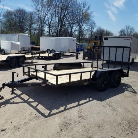 New 2026 MEB 77x12 Utility Trailer w/Gate 7K