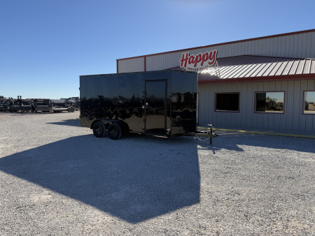 New 2026 Compass 7'x14' Enclosed Cargo Trailer - Indigo DLX