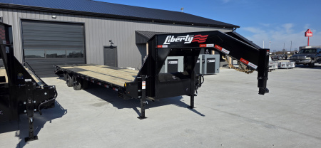 New 2026 Liberty LF25K 32' 12K AXLES Deckover Trailer