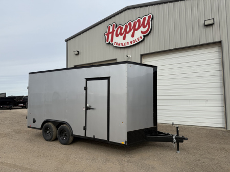 New 2026 Compass 8.5x16' Enclosed Cargo Trailer - Indigo DLX