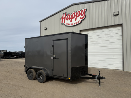 New 2026 Compass 7'x12' Enclosed Cargo Trailer - Indigo DLX