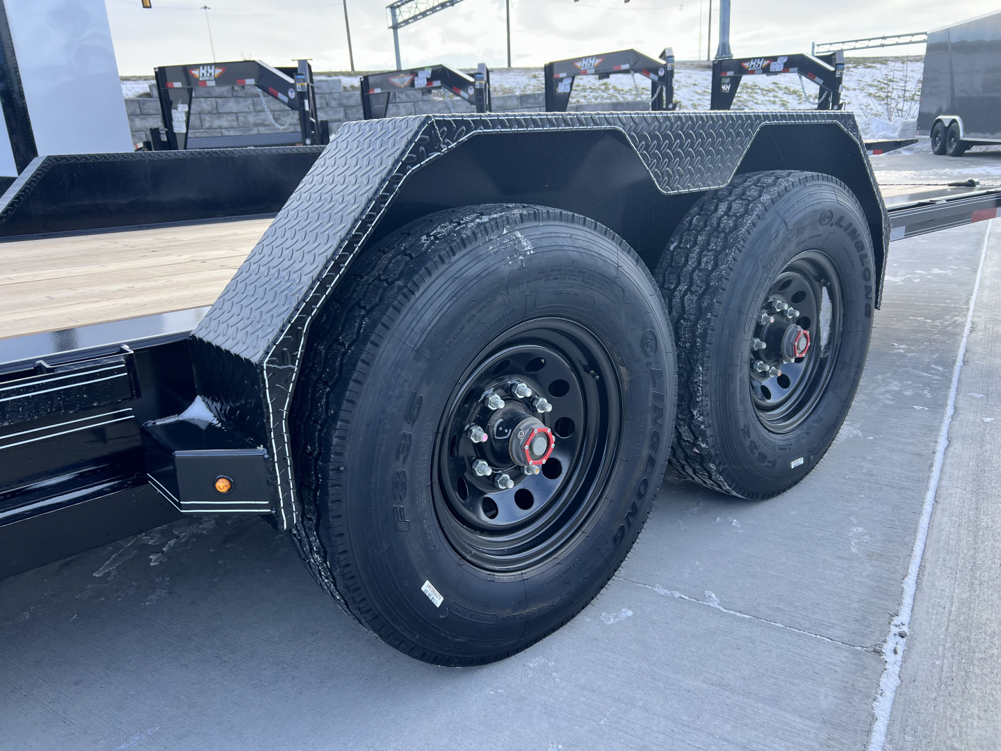 New 2026 Double A GOOSENECK 24 ft=16 ft Tilt + 8 ft flat Gravity Tilt HEAVY DUTY 16K Trailer