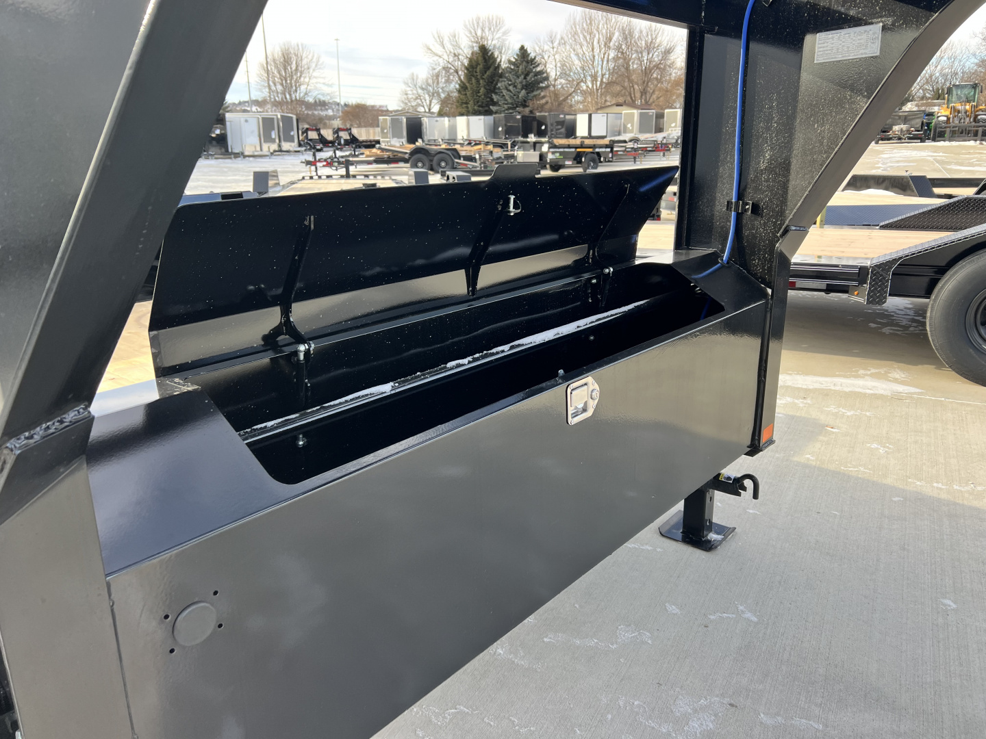 New 2026 Double A GOOSENECK 24 ft=16 ft Tilt + 8 ft flat Gravity Tilt HEAVY DUTY 16K Trailer