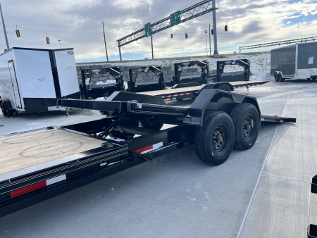 New 2026 Double A GOOSENECK 24 ft=16 ft Tilt + 8 ft flat Gravity Tilt HEAVY DUTY 16K Trailer