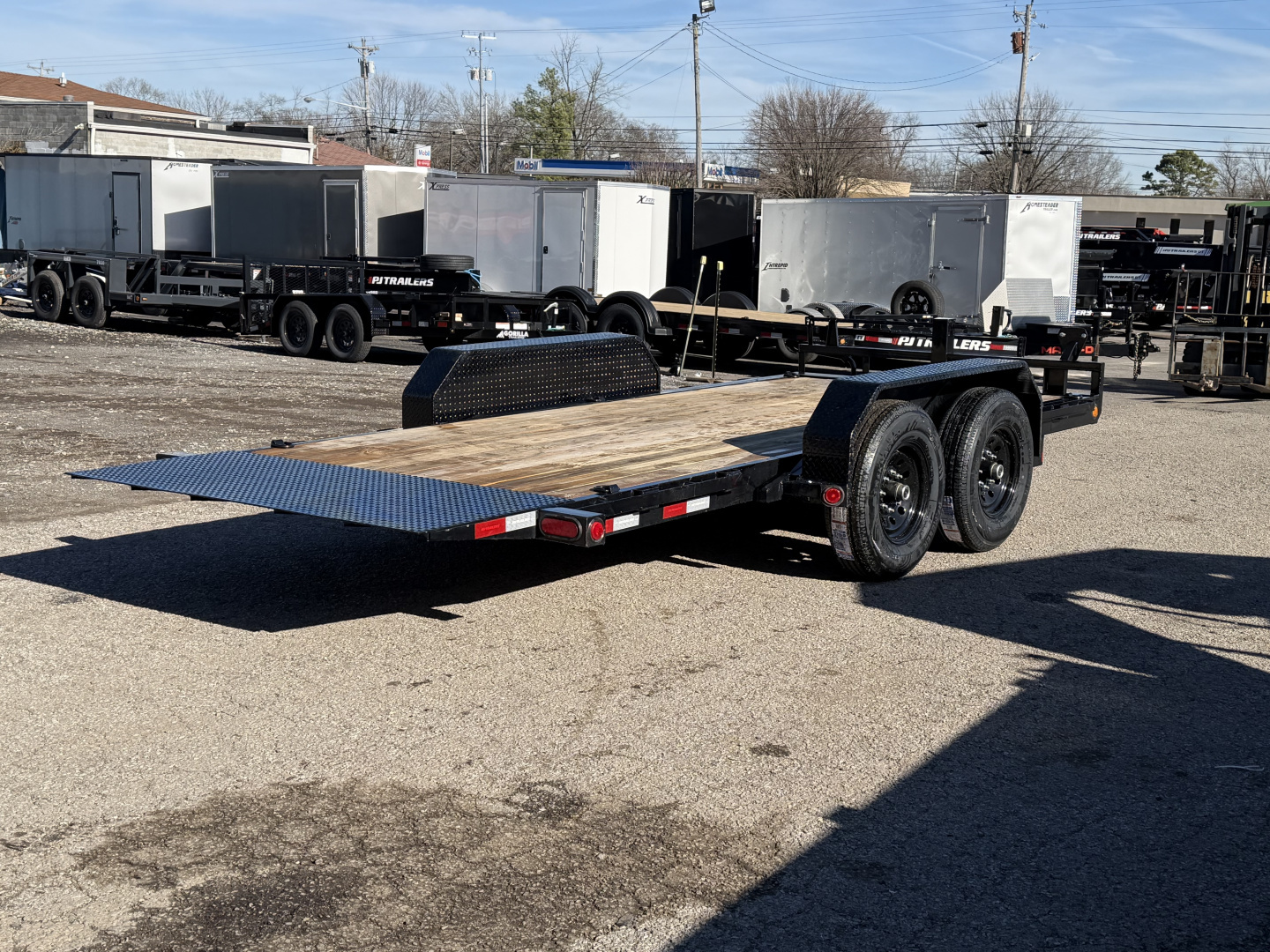 New 2026 PJ Trailers 16' x 6 in. Channel Equipment Tilt (T6) 14K GVWR Trailer