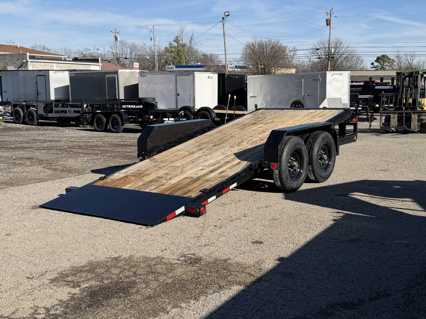 New 2026 PJ Trailers 16' x 6 in. Channel Equipment Tilt (T6) 14K GVWR Trailer