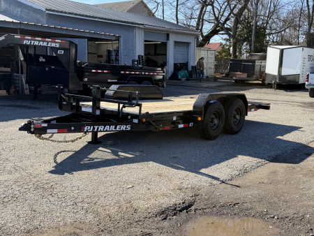New 2026 PJ Trailers 16' x 6 in. Channel Equipment Tilt (T6) 14K GVWR Trailer