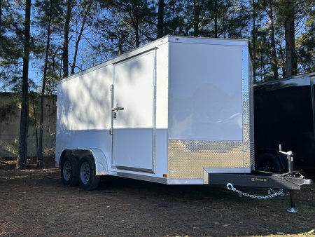 New 2026 Covered Wagon Trailers 7x14Gold Cargo / Enclosed Trailer