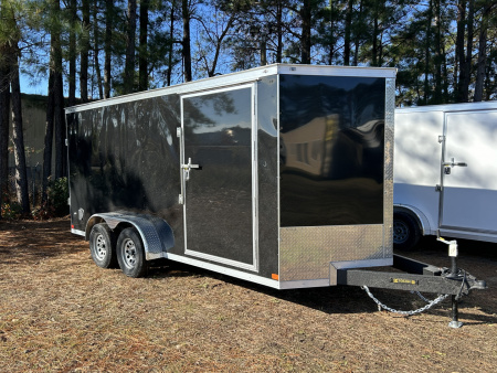 New 2026 Covered Wagon Trailers 7x16 V-Nose w/Ramp