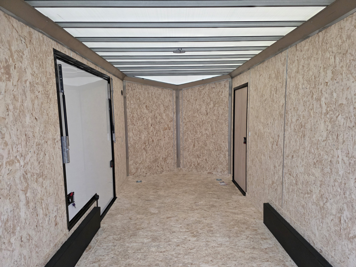 New 2026 Formula Trailers 7.5X16 UTV SXS ESCAPE DOOR BLACKOUT SCREWLESS GOLF CART Cargo / Enclosed Trailer