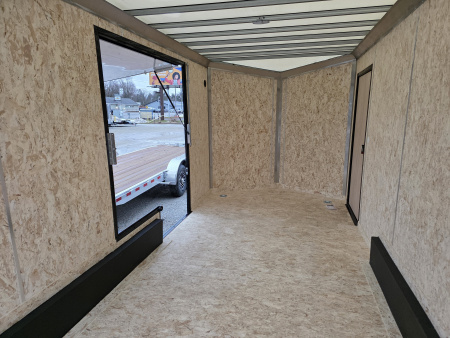 New 2026 Formula Trailers 7.5X16 UTV SXS ESCAPE DOOR BLACKOUT SCREWLESS GOLF CART Cargo / Enclosed Trailer