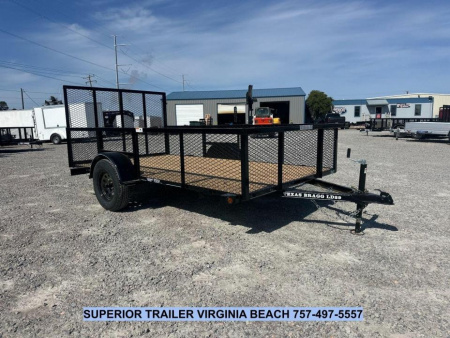New 2026 Texas Bragg Trailers 6x12LD w/ 2' Sides & Gate Utility Trailer