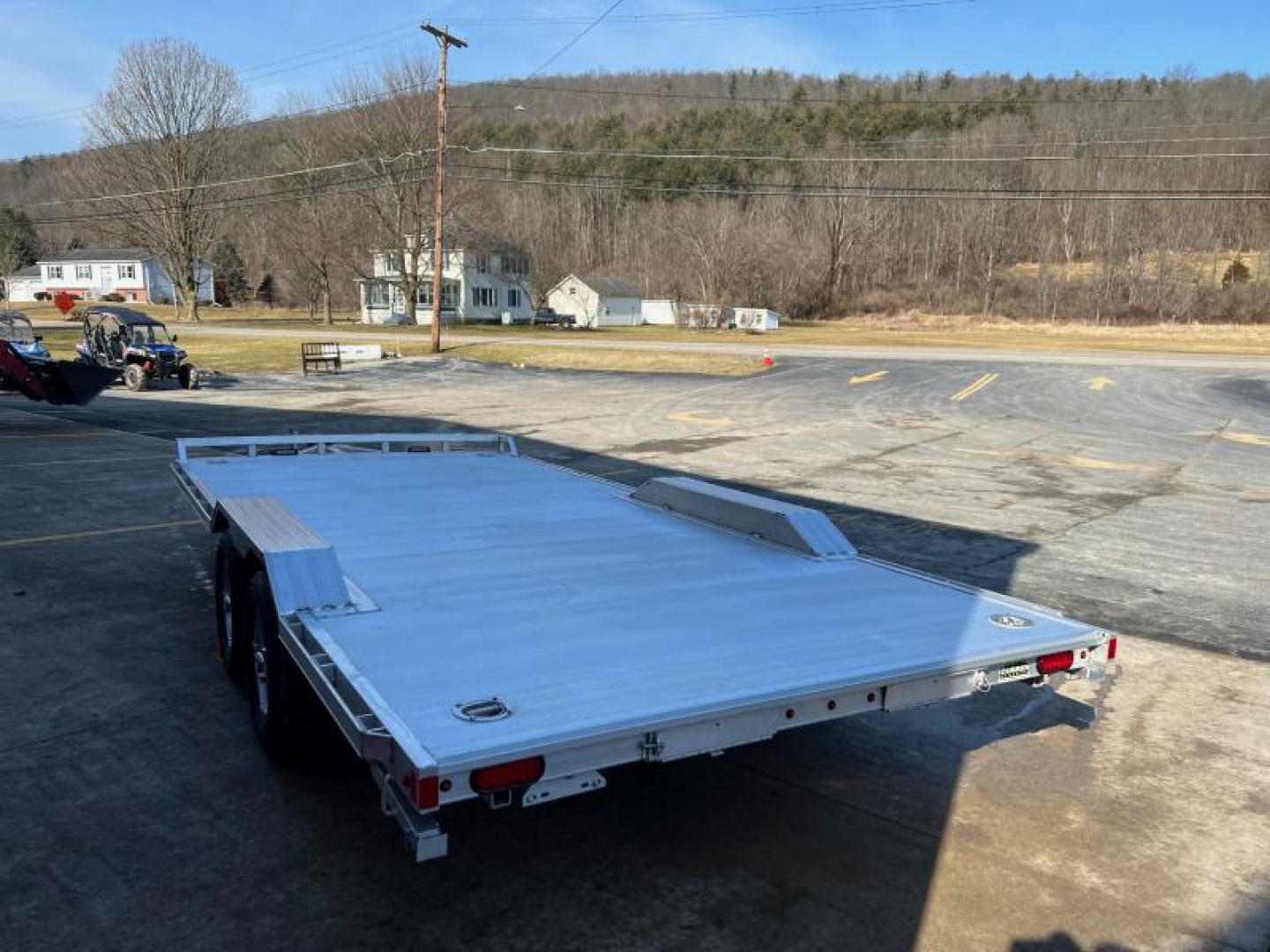 New 2024 Aluma WB18-TA-EL-DOF-R-RR-RTD Utility Trailer
