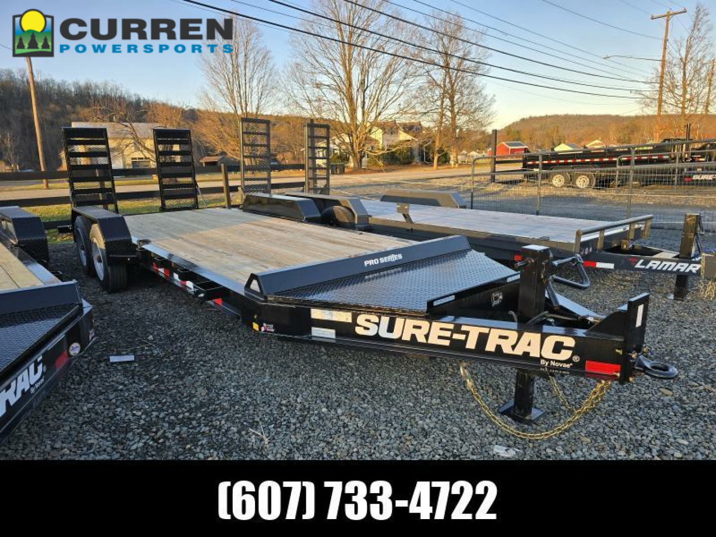 New 2025 Sure-Trac STBIT8220-BP-176 Equipment Trailer