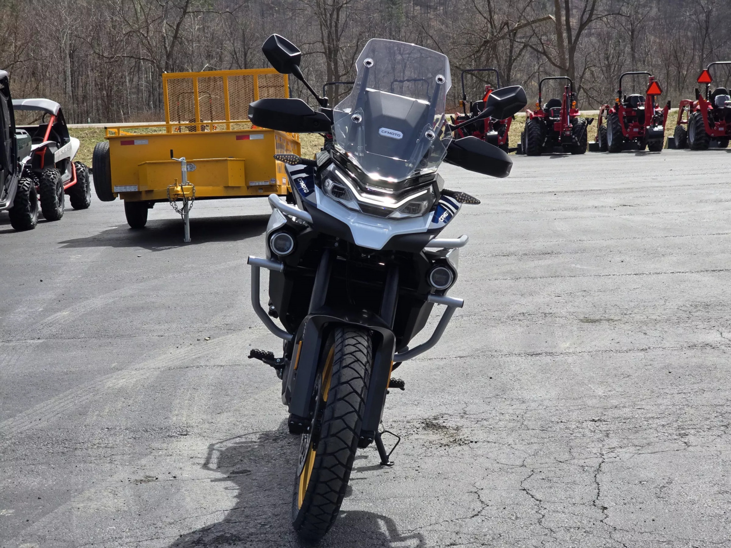 New 2025 CFMOTO 800-E IBEX Motorcycle