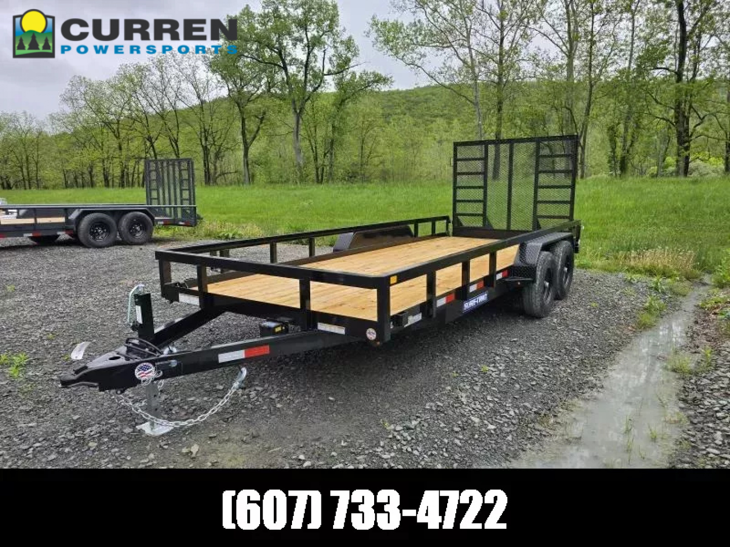 New 2025 Sure-Trac STUTT8218-BP-100 Utility Trailer
