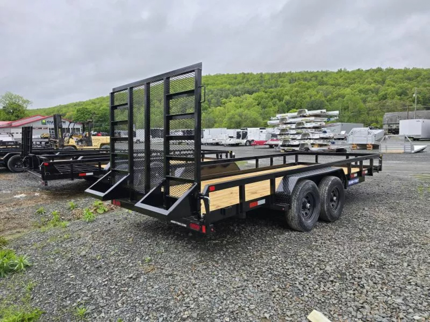 New 2025 Sure-Trac STUTT8218-BP-100 Utility Trailer