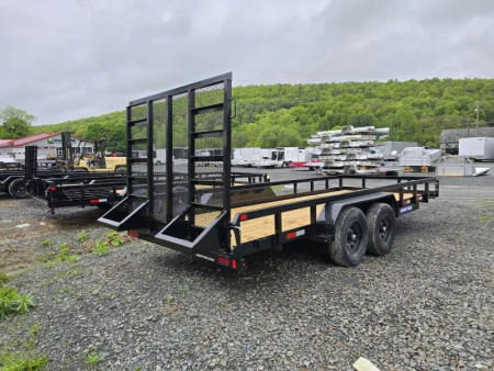 New 2025 Sure-Trac STUTT8218-BP-100 Utility Trailer