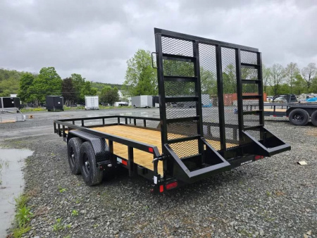 New 2025 Sure-Trac STUTT8218-BP-100 Utility Trailer
