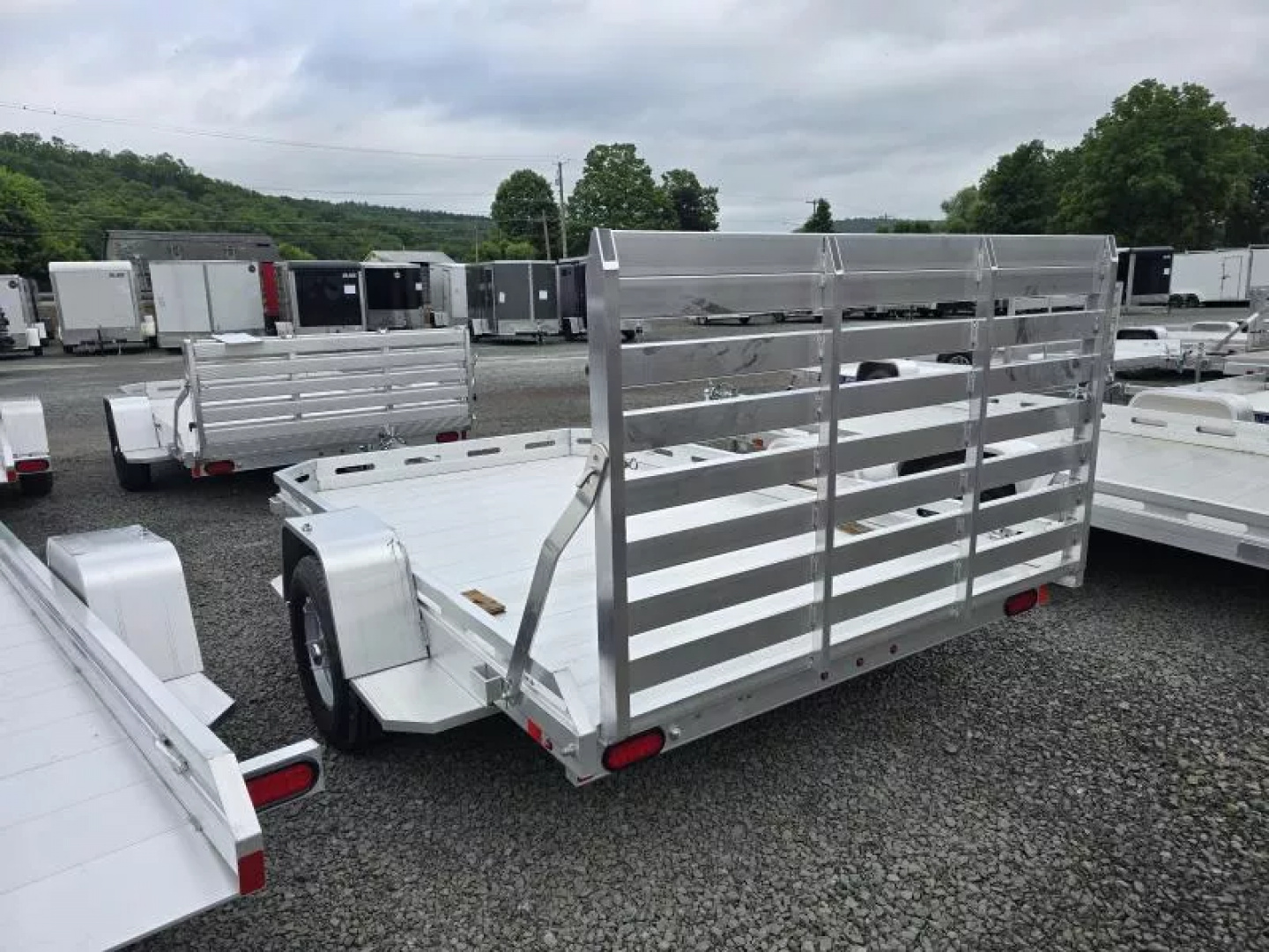 New 2026 Aluma 7710H-S-TG Utility Trailer