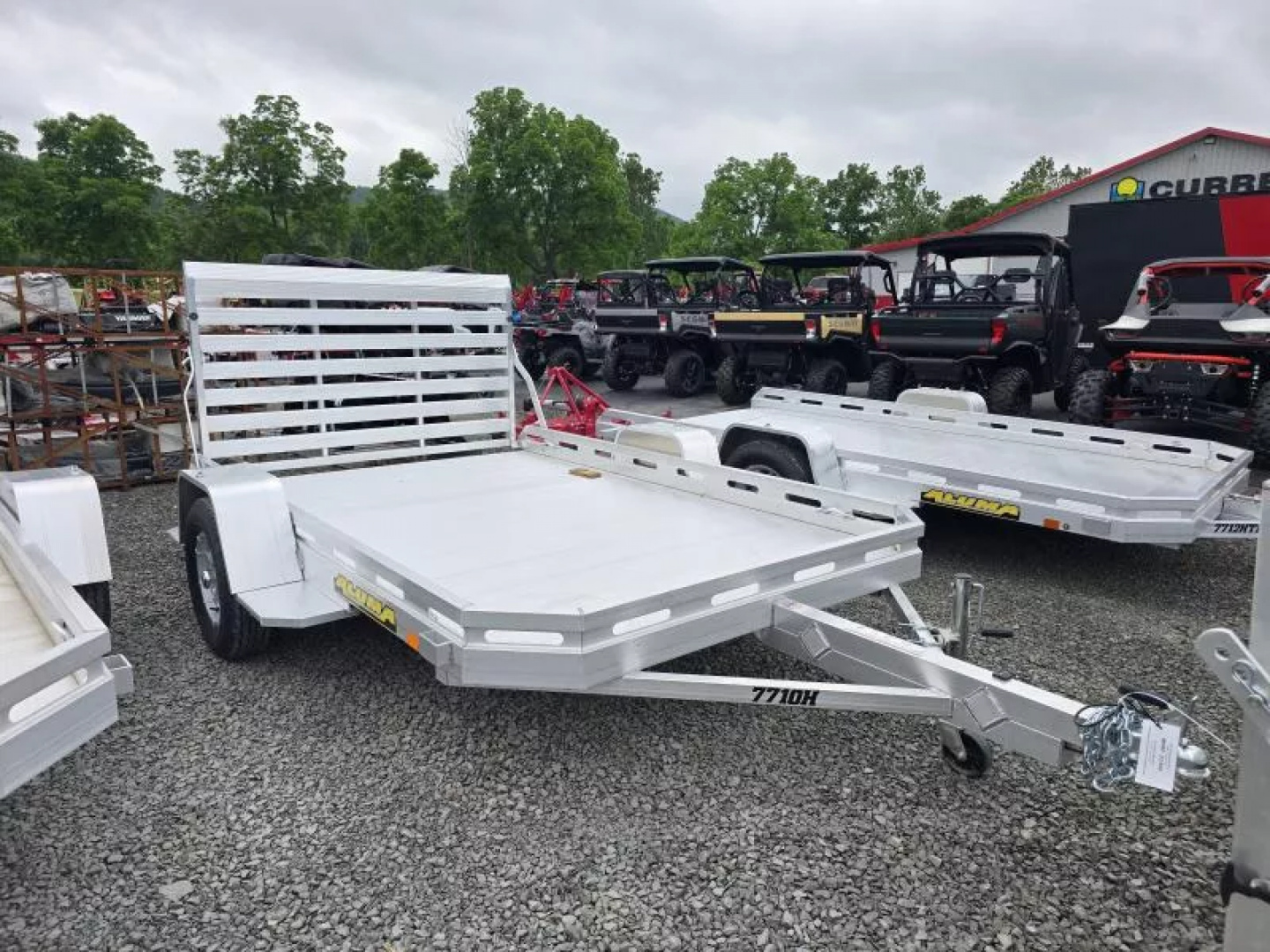 New 2026 Aluma 7710H-S-TG Utility Trailer
