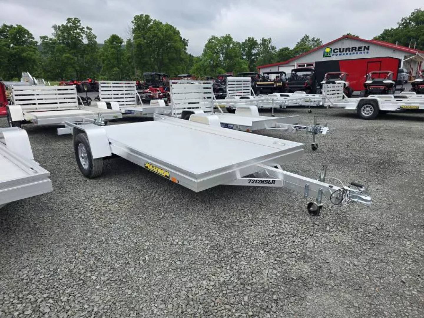 New 2026 Aluma 7212HSLR-S-R Utility Trailer