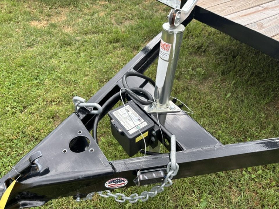 New 2026 Sure-Trac 7x16 7K ATV Tube Top Utility Trailer- Fold Flat Reinforced Ladder Gate- Self Retaining Gate Pins- Spare Tire Carrier- Front Ramps Useable on Either Side- Pressure Treated Decking