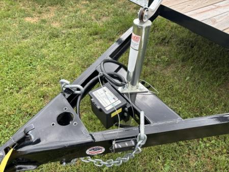 New 2026 Sure-Trac 7x16 7K ATV Tube Top Utility Trailer- Fold Flat Reinforced Ladder Gate- Self Retaining Gate Pins- Spare Tire Carrier- Front Ramps Useable on Either Side- Pressure Treated Decking