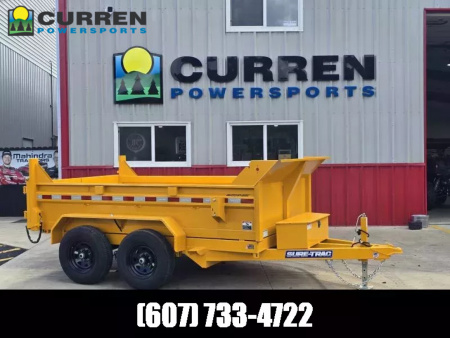 New 2026 Sure-Trac 6x10 10K Dump Trailer- Ramps- Combo Gate- Spare Tire Carrier- Stake Pockets- Integrated Tarp Mount