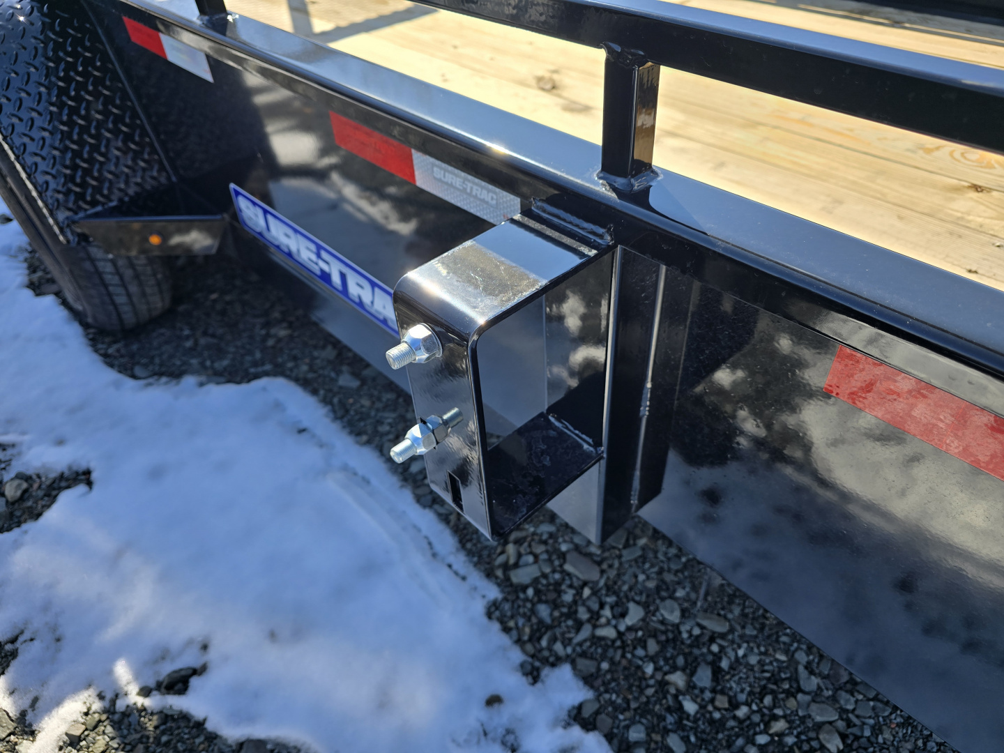 New 2026 Sure-Trac 6x12 3K Steel High Side Utility Trailer- Fold Flat Ramp- Self Retaining Gate Pins- Spare Tire Carrier- Pressure Treated Decking