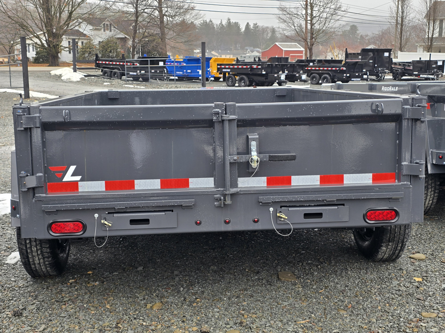 New 2026 Lamar Trailers 6.5x10 10K Dump Trailer- Ramps- Barn Door Gate- Tarp Kit- Spare Tire Carrier- Stake Pockets